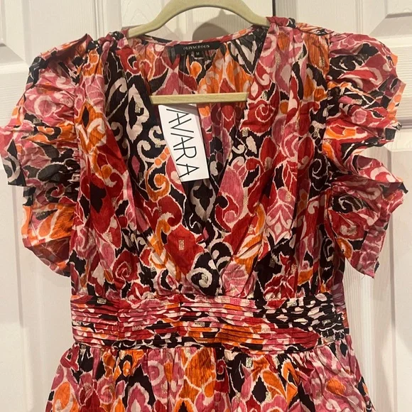 NWT - Olivaceous Brand Floral Ruffle Dress - Picture 3 of 9